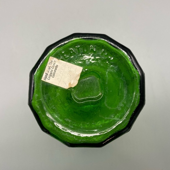 Wheaton Green Glass Col Sam Johnson Bitters Bottle - 8 Inches Tall EVC - Picture 5 of 7